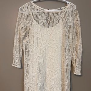 Forever21 White Lace Dress